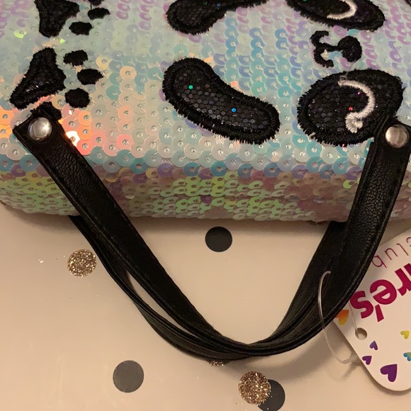 NWT! Kids Cutest Panda Sequin Eye Glass Case - Picture 6 of 10